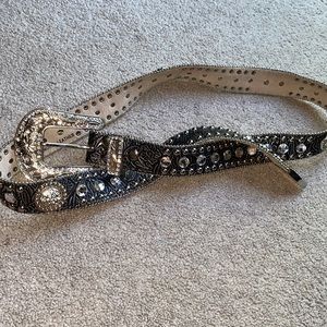 Blazin Roxx Glitz western belt